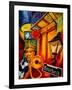 Bourbon Street Jazz-Diane Millsap-Framed Art Print