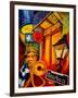 Bourbon Street Jazz-Diane Millsap-Framed Art Print