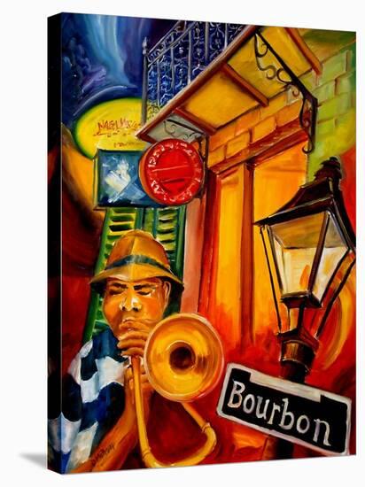 Bourbon Street Jazz-Diane Millsap-Stretched Canvas