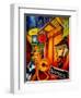 Bourbon Street Jazz-Diane Millsap-Framed Art Print