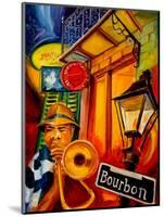 Bourbon Street Jazz-Diane Millsap-Mounted Art Print