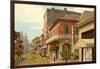 Bourbon Street, New Orleans, Louisiana-null-Framed Art Print