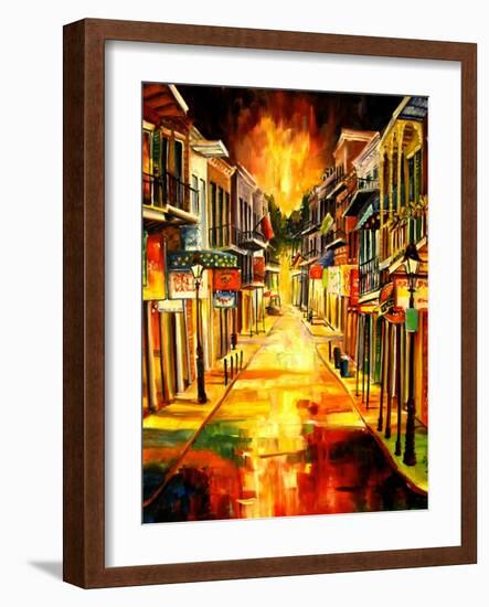 Bourbon Street Night-Diane Millsap-Framed Art Print