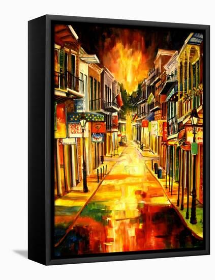 Bourbon Street Night-Diane Millsap-Framed Stretched Canvas