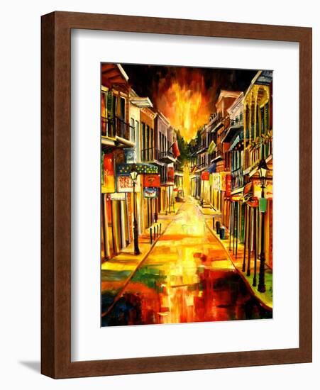 Bourbon Street Night-Diane Millsap-Framed Art Print