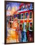 Bourbon Street Red-Diane Millsap-Framed Art Print