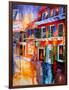 Bourbon Street Red-Diane Millsap-Framed Art Print