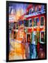 Bourbon Street Red-Diane Millsap-Framed Art Print