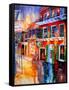 Bourbon Street Red-Diane Millsap-Framed Stretched Canvas