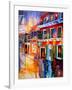 Bourbon Street Red-Diane Millsap-Framed Art Print