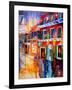 Bourbon Street Red-Diane Millsap-Framed Art Print