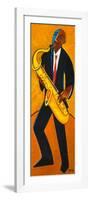 Bourbon Street Sax-Marsha Hammel-Framed Giclee Print