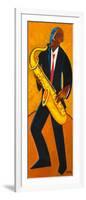 Bourbon Street Sax-Marsha Hammel-Framed Giclee Print