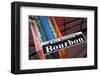 Bourbon Street Sign NewOrleans-null-Framed Art Print