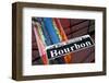 Bourbon Street Sign NewOrleans-null-Framed Art Print