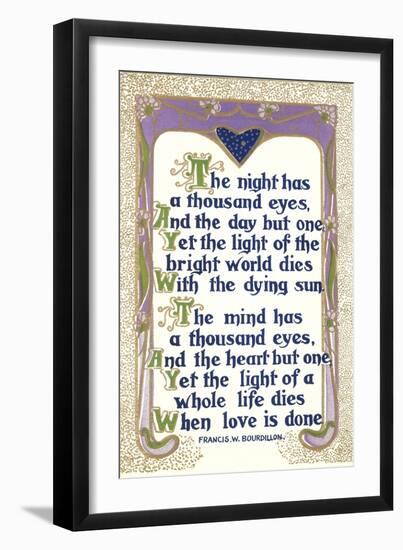 Bourdillon Quotation-null-Framed Art Print