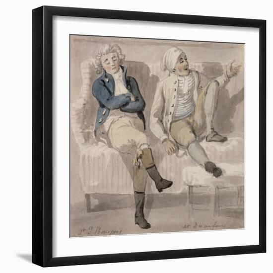 Bourgeois and Desenfans, 1805-Paul Sandby-Framed Giclee Print