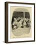 Bourgeois People at the Theatre-Honore Daumier-Framed Giclee Print