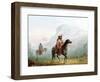 Bourgeois Walker and His Squaw, 1837-Alfred Jacob Miller-Framed Giclee Print