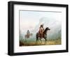 Bourgeois Walker and His Squaw, 1837-Alfred Jacob Miller-Framed Giclee Print