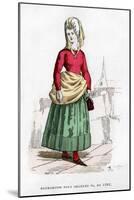 Bourgeoise in Costume of the Time of Charles VI of France, 1382 (1882-188)-Petit-Mounted Giclee Print