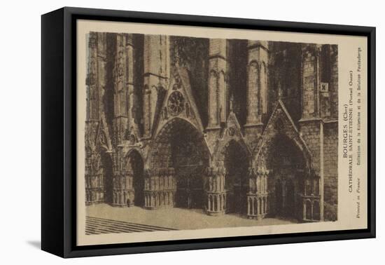 Bourges, Cher, Cathedrale Saint-Etienne-null-Framed Stretched Canvas