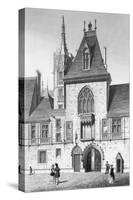 Bourges Coeur Maison-J de Merindol-Stretched Canvas