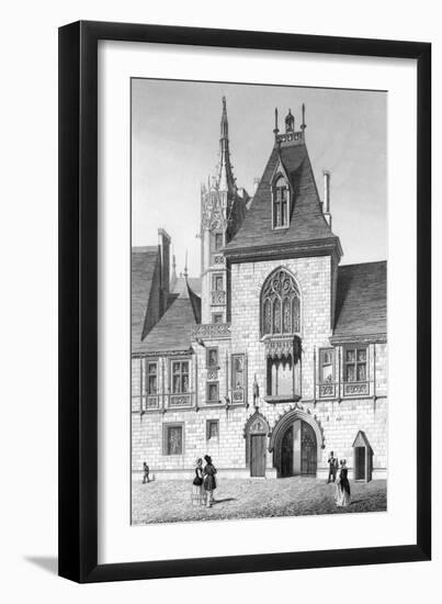 Bourges Coeur Maison-J de Merindol-Framed Art Print