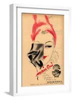 Bourjois, Mais Oui Womens, USA, 1940-null-Framed Giclee Print