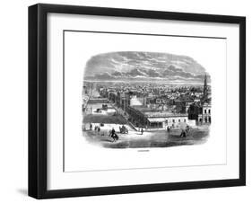 Bourke Street, Melbourne, Australia, 1863-null-Framed Giclee Print