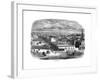 Bourke Street, Melbourne, Australia, 1863-null-Framed Giclee Print