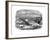 Bourke Street, Melbourne, Australia, 1863-null-Framed Giclee Print