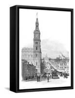 Bourke Street, Melbourne, Victoria, Australia, 1886-WC Fitler-Framed Stretched Canvas