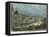 Bourke Street, Melbourne, Victoria, Australia, C1880-null-Framed Stretched Canvas