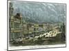 Bourke Street, Melbourne, Victoria, Australia, C1880-null-Mounted Giclee Print