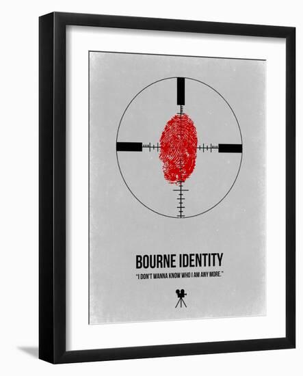Bourne Identity-NaxArt-Framed Art Print