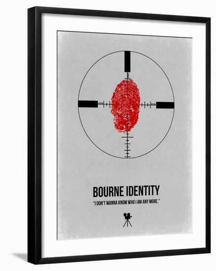 Bourne Identity-NaxArt-Framed Art Print