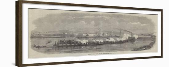 Bourne's Steam-Train for the Navigation of Indian Rivers-null-Framed Premium Giclee Print