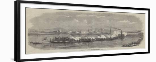 Bourne's Steam-Train for the Navigation of Indian Rivers-null-Framed Premium Giclee Print