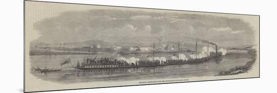 Bourne's Steam-Train for the Navigation of Indian Rivers-null-Mounted Premium Giclee Print