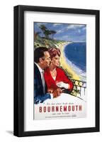 Bournemouth Couple-null-Framed Art Print