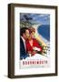 Bournemouth Couple-null-Framed Art Print