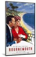 Bournemouth Couple-null-Mounted Art Print