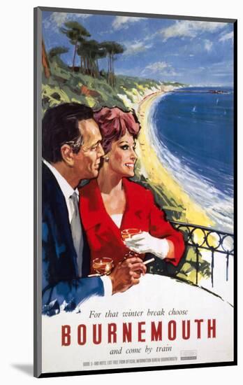 Bournemouth Couple-null-Mounted Art Print