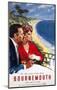 Bournemouth Couple-null-Mounted Art Print