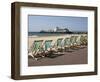 Bournemouth East Beach, Deck Chairs and Pier, Dorset, England, United Kingdom, Europe-Rainford Roy-Framed Photographic Print