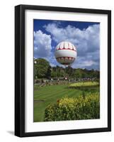 Bournemouth Eye, a Tethered Balloon Giving Rides Above the Town, Bournemouth, Dorset, England-Pearl Bucknall-Framed Photographic Print