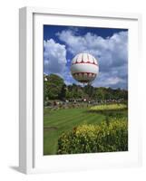 Bournemouth Eye, a Tethered Balloon Giving Rides Above the Town, Bournemouth, Dorset, England-Pearl Bucknall-Framed Photographic Print