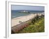 Bournemouth Pier and Beach, Poole Bay, Dorset, England, United Kingdom, Europe-Rainford Roy-Framed Photographic Print