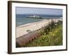 Bournemouth Pier and Beach, Poole Bay, Dorset, England, United Kingdom, Europe-Rainford Roy-Framed Photographic Print